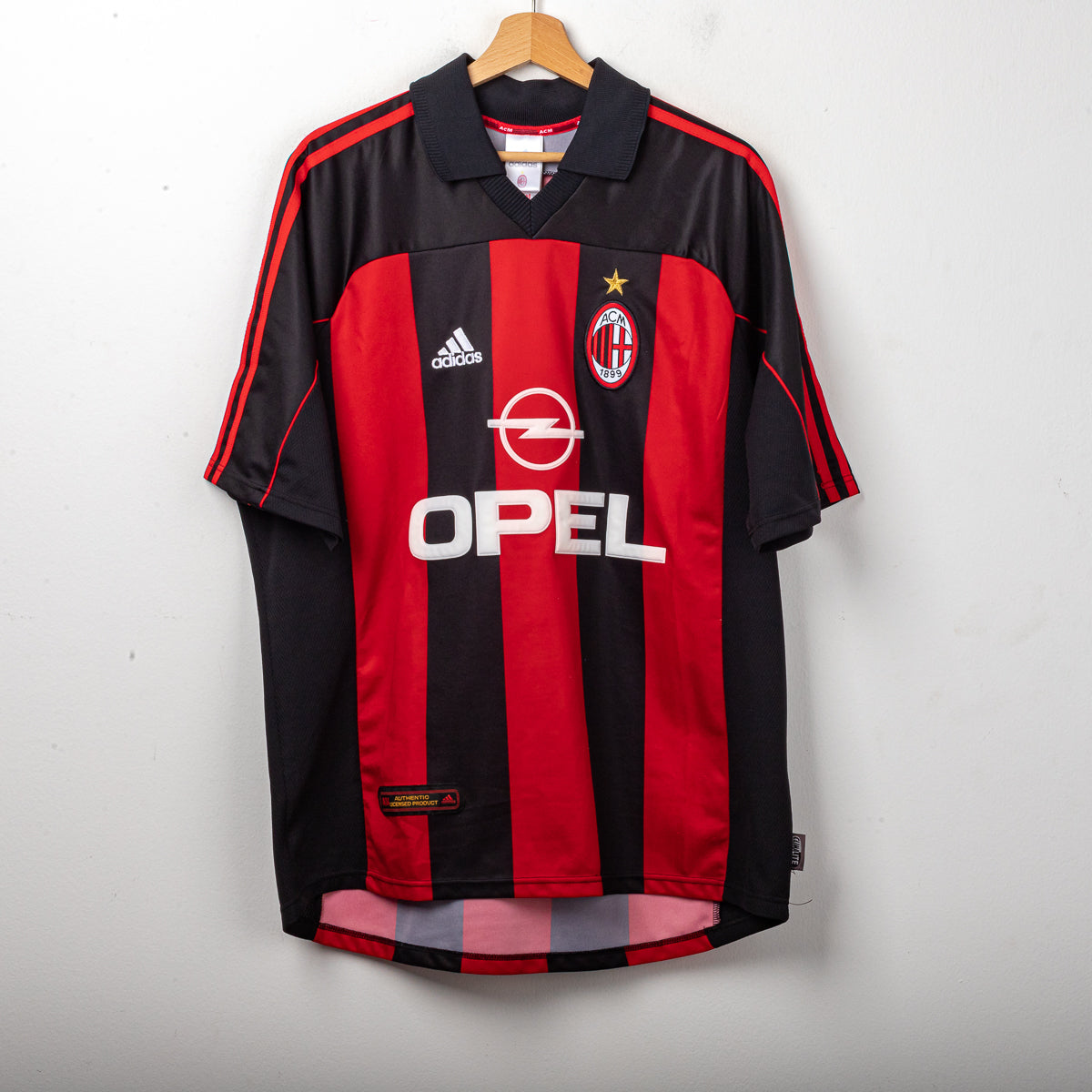 Maglia Home Milan Adidas Maldini 3 2000/2001 L