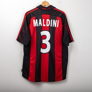 Maglia Home Milan Adidas Maldini 3 2000/2001 L