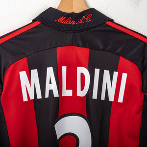 Maglia Home Milan Adidas Maldini 3 2000/2001 L