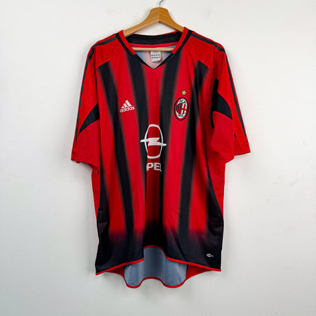 Maglia Home Milan Adidas Crespo 11 2004/2005 XL