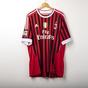 Maglia Home Milan Adidas Thiago Silva 33 2011/2012 XL