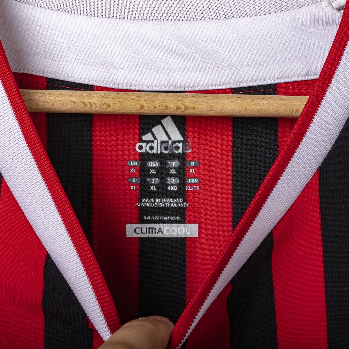 Maglia Home Milan Adidas Thiago Silva 33 2011/2012 XL