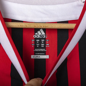 Maglia Home Milan Adidas Thiago Silva 33 2011/2012 XL