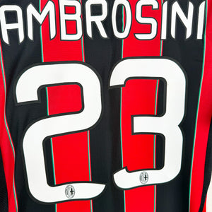 Maglia Home Milan Adidas Ambrosini 23 2012/2013 M