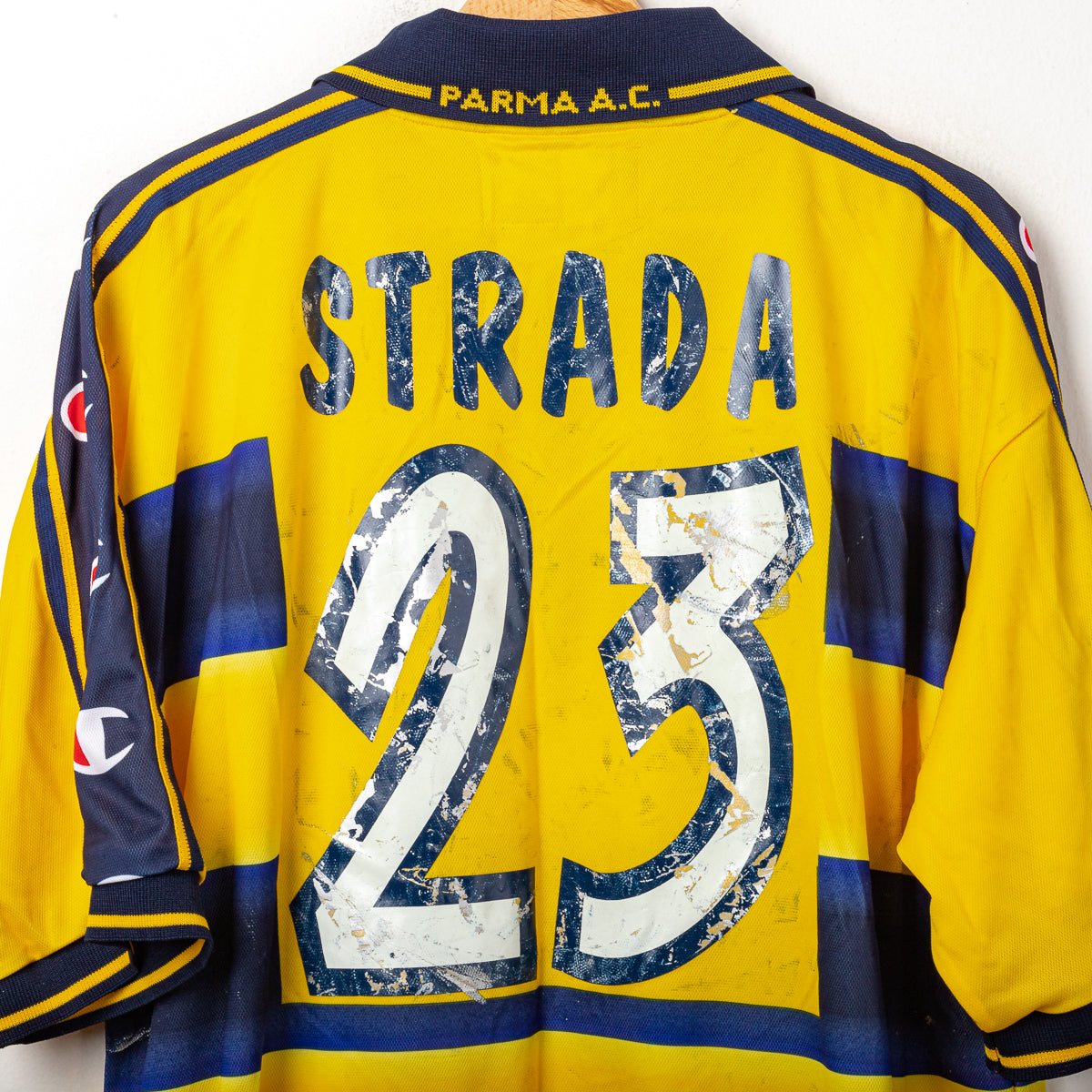 Maglia Home Parma Champion Strada 23 2000/2001 XL