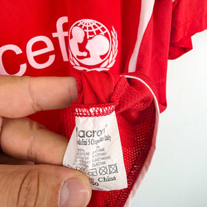Maglia Home Piacenza Macron Bianchi 14 2008/2009 L