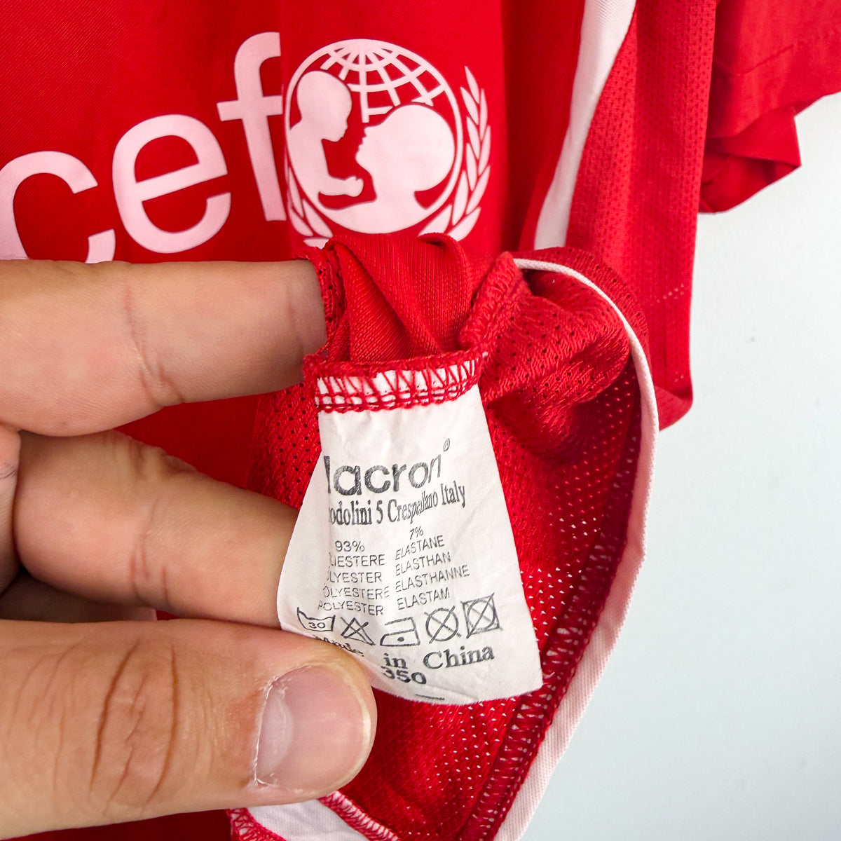 Maglia Home Piacenza Macron Bianchi 14 2008/2009 L