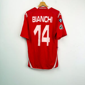 Maglia Home Piacenza Macron Bianchi 14 2008/2009 L