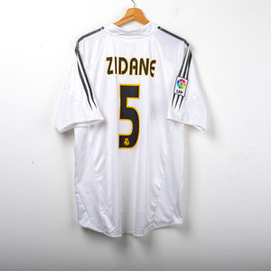 Maglia Home Real Madrid Adidas Zidane 5 2004/2005 L