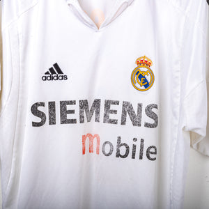 Maglia Home Real Madrid Adidas Zidane 5 2004/2005 L