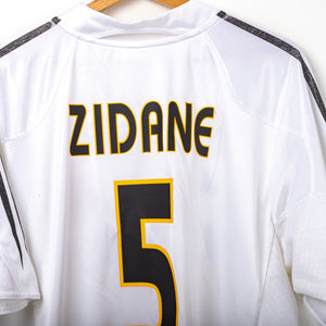 Maglia Home Real Madrid Adidas Zidane 5 2004/2005 L