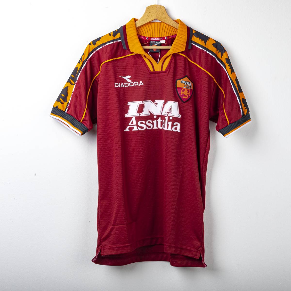 Maglia Home Roma Diadora INA Assitalia 1999/2000 NTG
