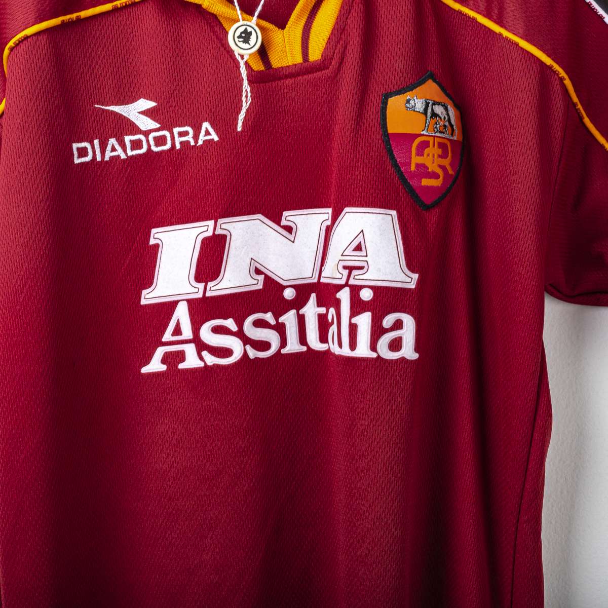 Maglia Home Roma Diadora INA Assitalia 1999/2000 NTG
