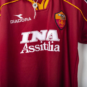 Maglia Home Roma Diadora INA Assitalia 1999/2000 NTG