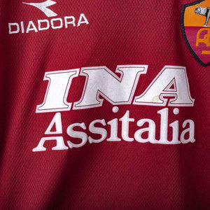 Maglia Home Roma Diadora INA Assitalia 1999/2000 NTG