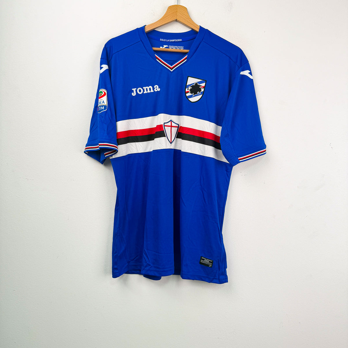 Maglia Home Sampdoria Joma Quagliarella 27 2015/2016 XL