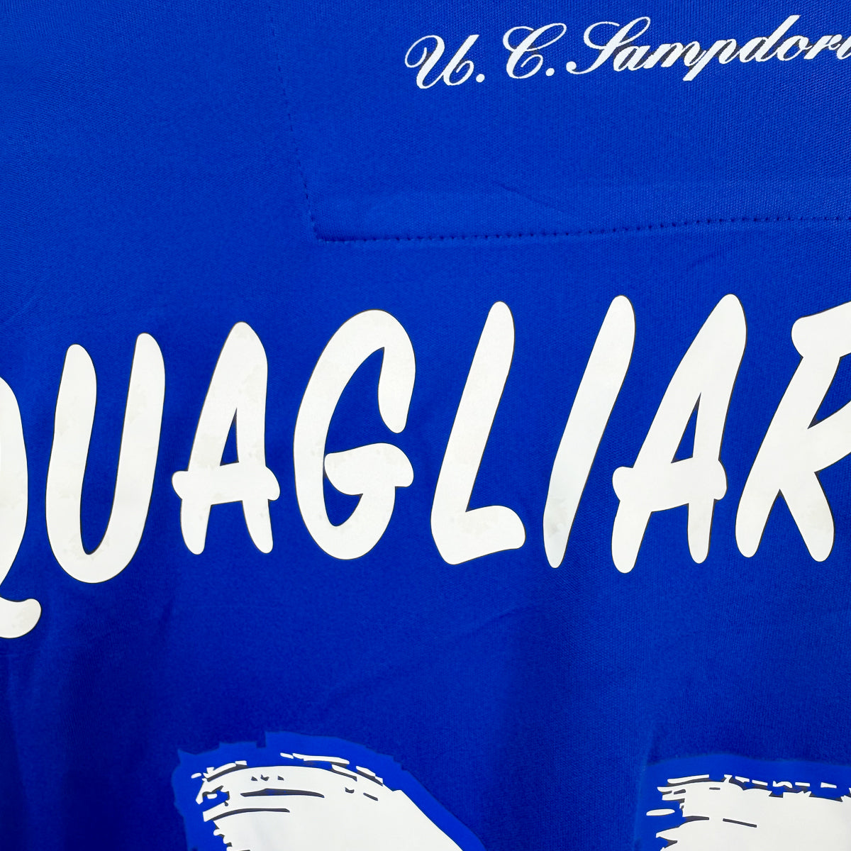 Maglia Home Sampdoria Joma Quagliarella 27 2015/2016 XL