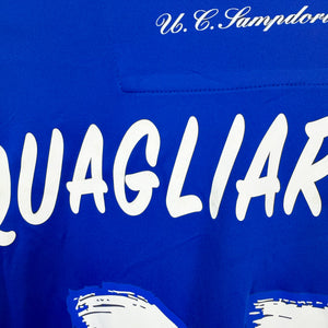 Maglia Home Sampdoria Joma Quagliarella 27 2015/2016 XL