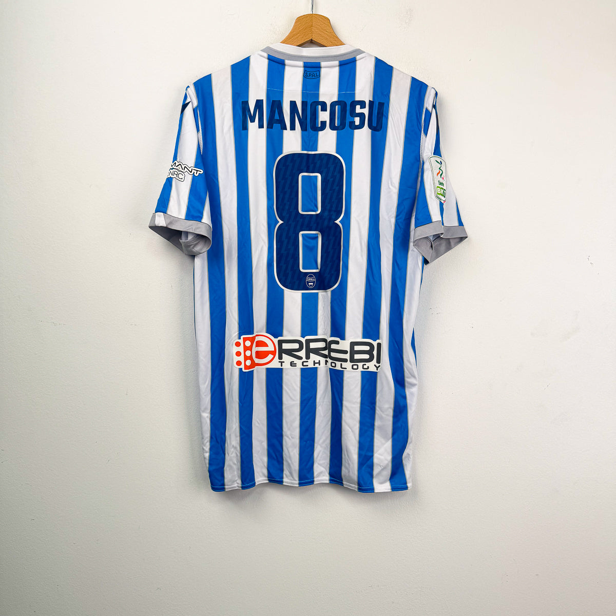 Maglia Home SPAL Macron Mancosu 8 2019/2020 L
