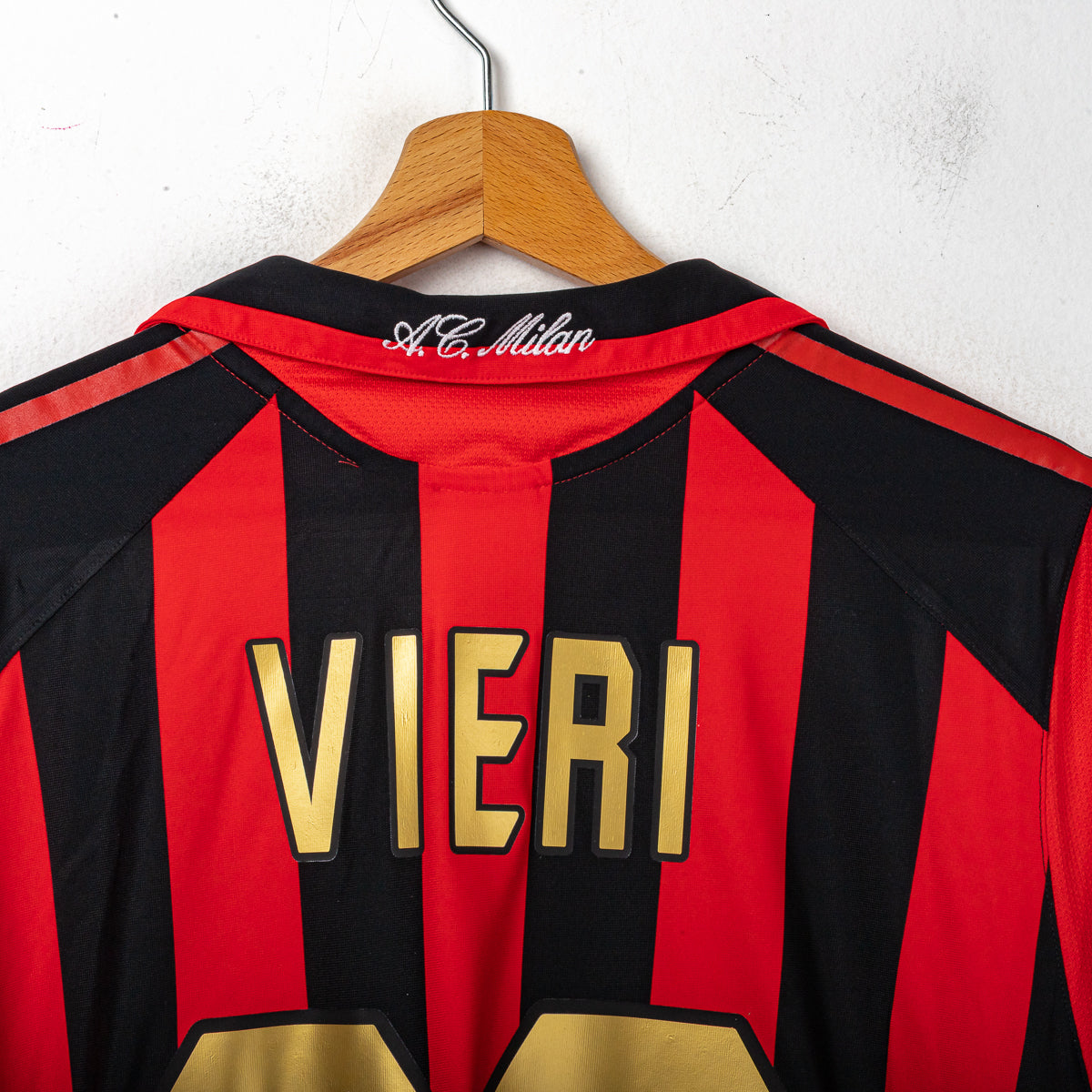 Maglia Home Milan Adidas Vieri 32 2005/2006 L