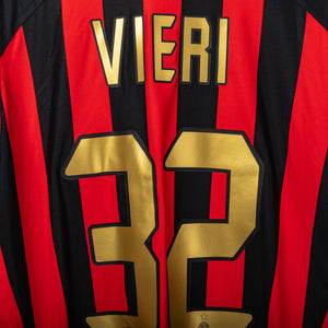 Maglia Home Milan Adidas Vieri 32 2005/2006 L