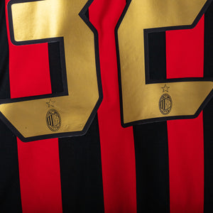 Maglia Home Milan Adidas Vieri 32 2005/2006 L