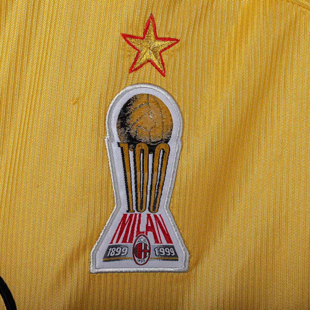 Maglia Centenario Oro Milan Adidas Maldini 3 1999/2000 XL