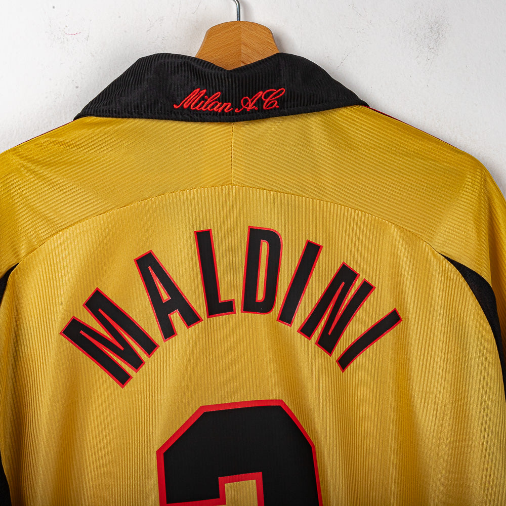 Maglia Centenario Oro Milan Adidas Maldini 3 1999/2000 XL