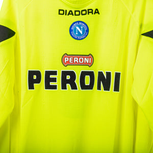 Maglia Third Napoli Diadora Stellone 9 ML 2002/2003 XL