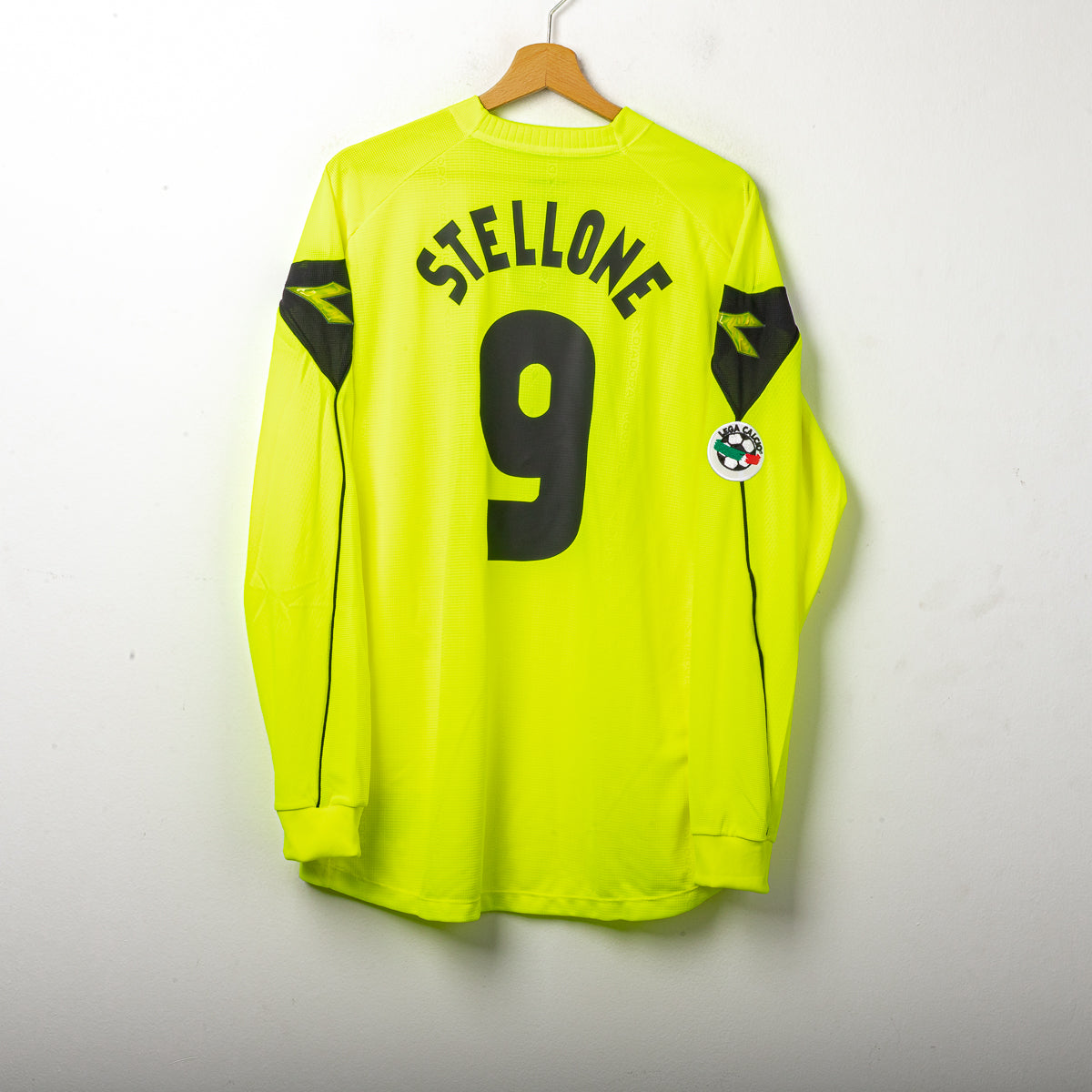 Maglia Third Napoli Diadora Stellone 9 ML 2002/2003 XL