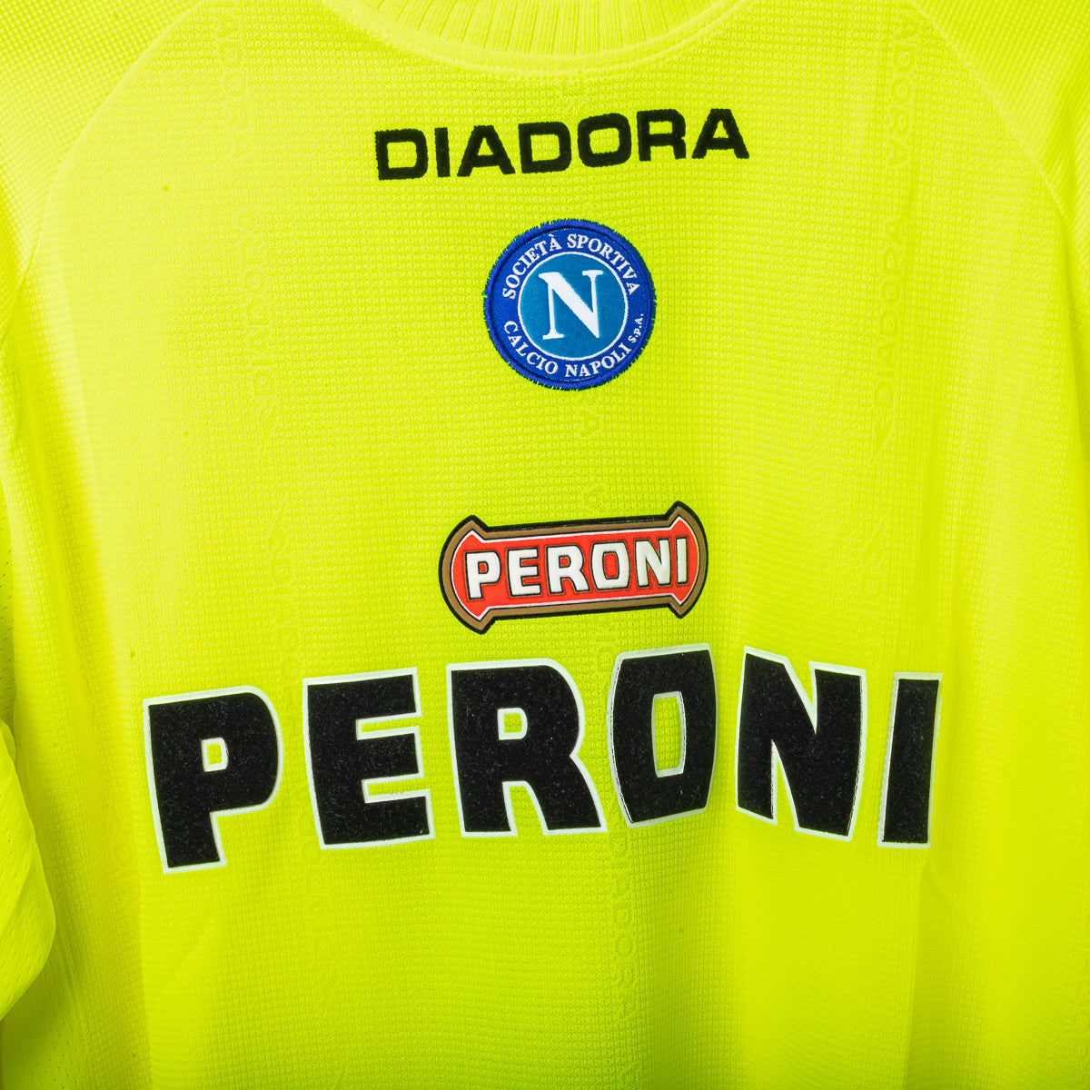 Maglia Third Napoli Diadora Stellone 9 ML 2002/2003 XL