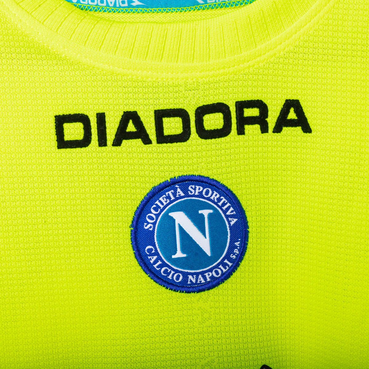 Maglia Third Napoli Diadora Stellone 9 ML 2002/2003 XL