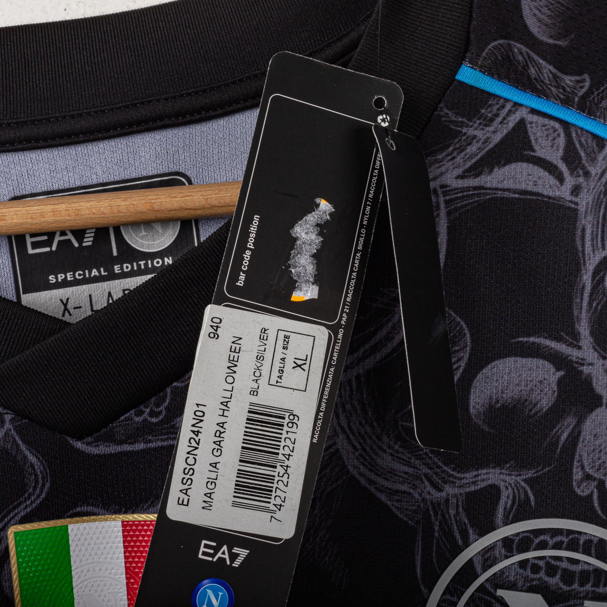 Maglia Halloween Napoli Ea7 Kvaratskhelia 77 2023/2024