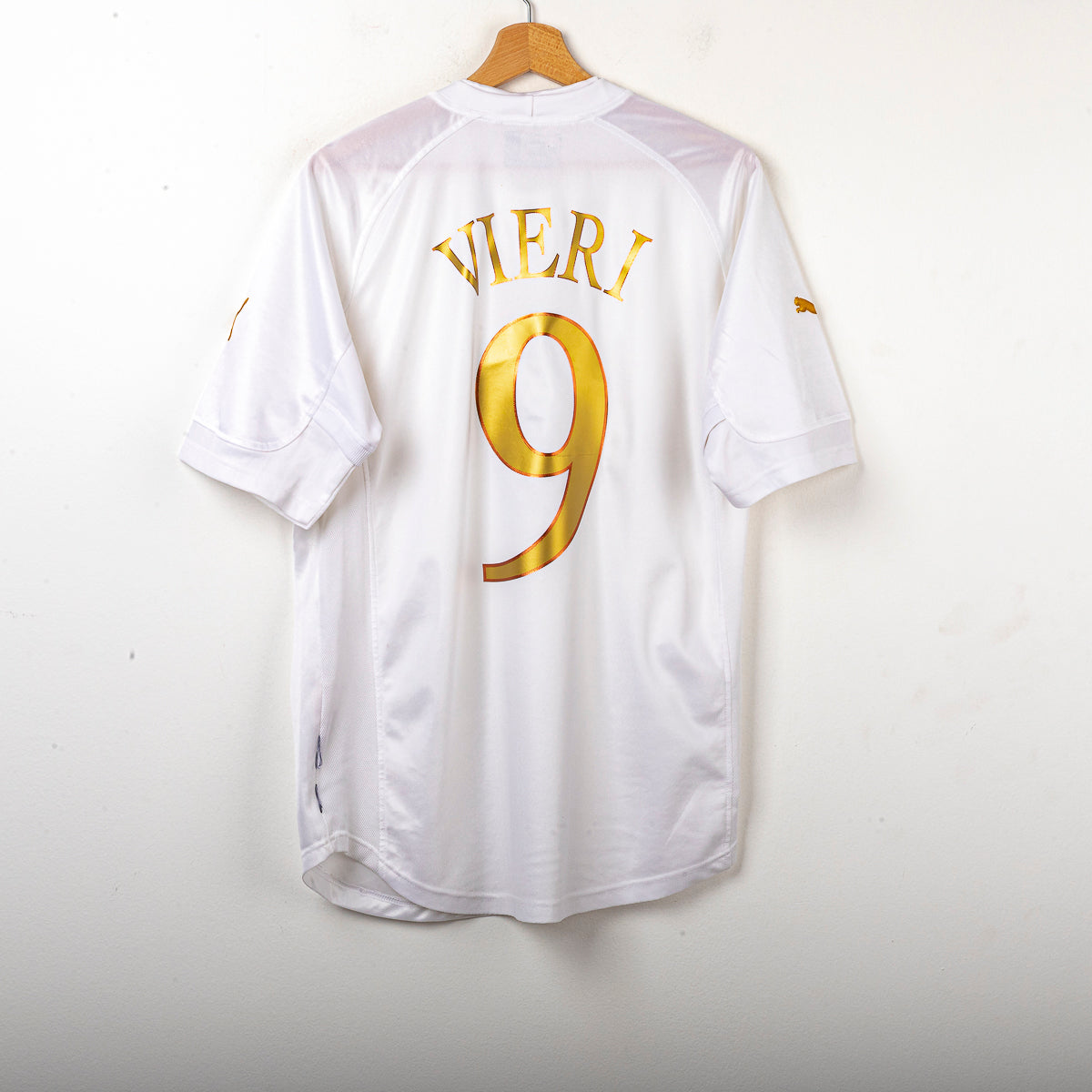 Maglia Away Italia Puma Vieri n9 2004 74x53