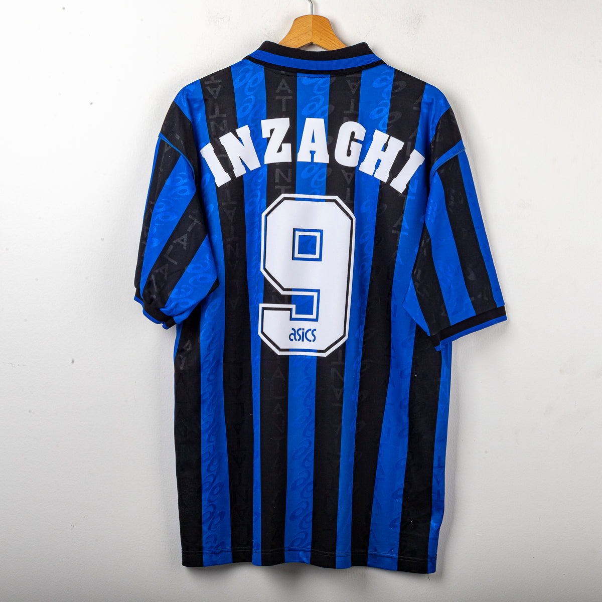 Maglia Home Atalanta Asics Inzaghi n9 1996/1997 74x55