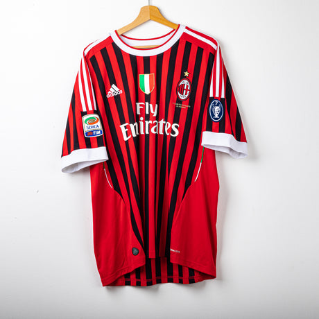 Maglia Home Milan 2011/2012 Adidas Cassano 99 Autografata