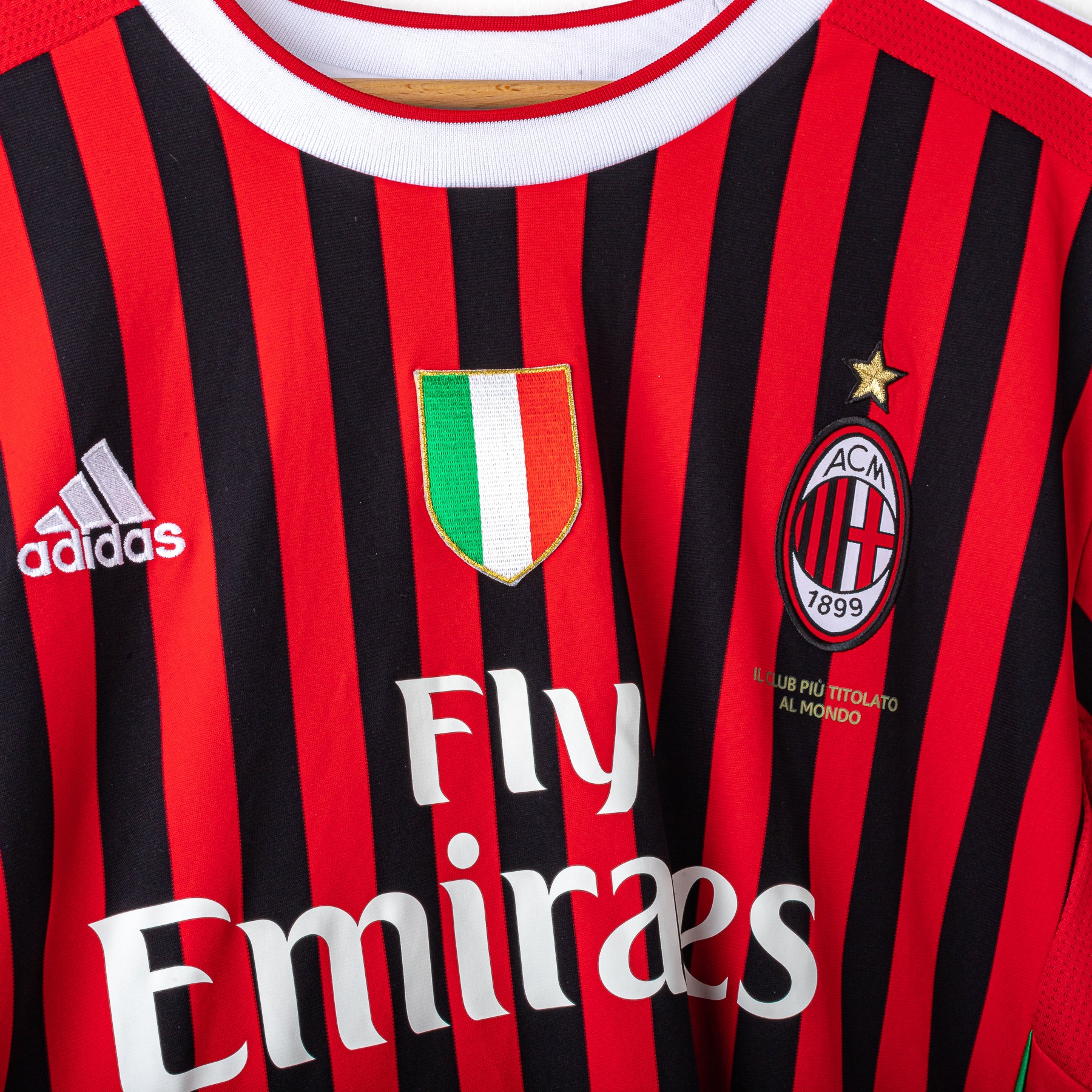 Flocage Officiel - AC Milan, Cassano, 2010/2011, Away, Rouge Flocage Officiel - AC Milan, Cassano, 2010/2011, Away, Rouge