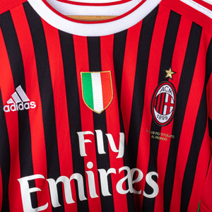 Maglia Home Milan 2011/2012 Adidas Cassano 99 Autografata