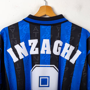 Maglia Home Atalanta Asics Inzaghi n9 1996/1997 74x55