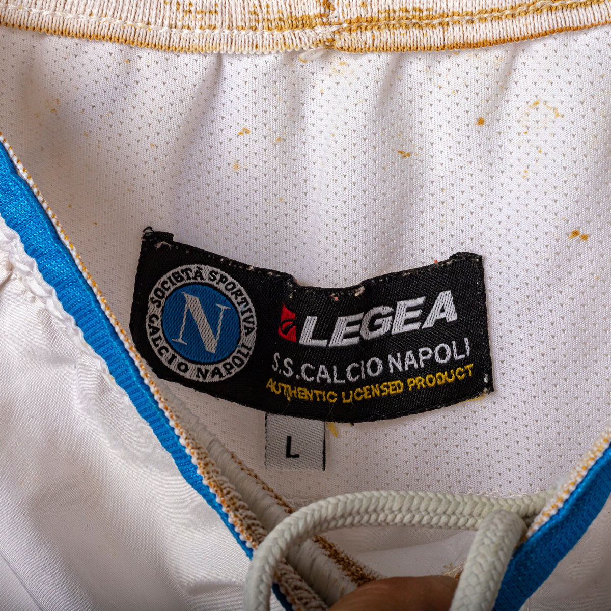 2003/2004 Napoli Legea Home Shorts
