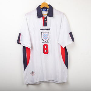 Maglia Home Inghilterra Umbro Gascoigne n8 1998