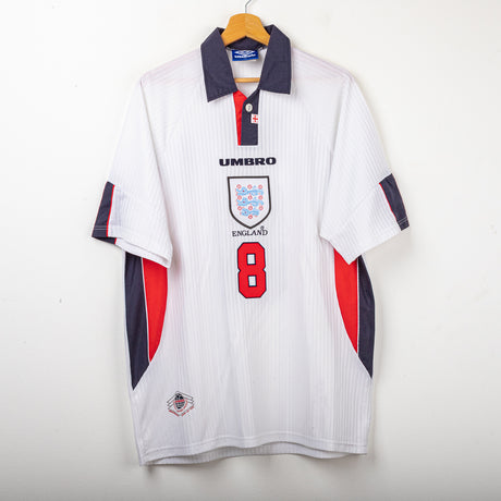 Maglia Home Inghilterra Umbro Gascoigne n8 1998