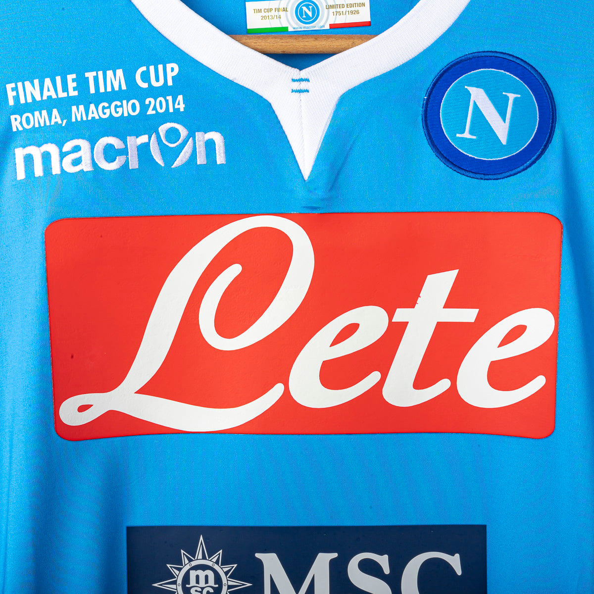MERTENS 14 FINAL TIM CUP JERSEY 2014 N1766 / 1926