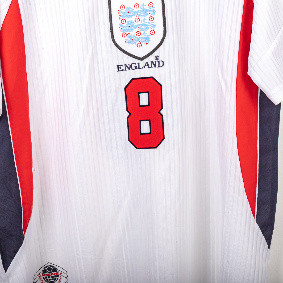 Maglia Home Inghilterra Umbro Gascoigne n8 1998