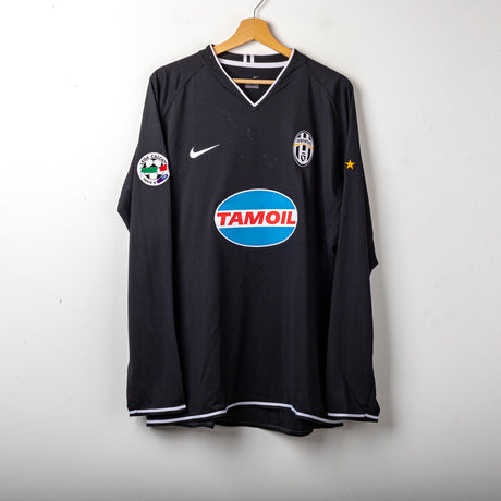 2006/2007 juventus nike zanetti 6 ls away jersey