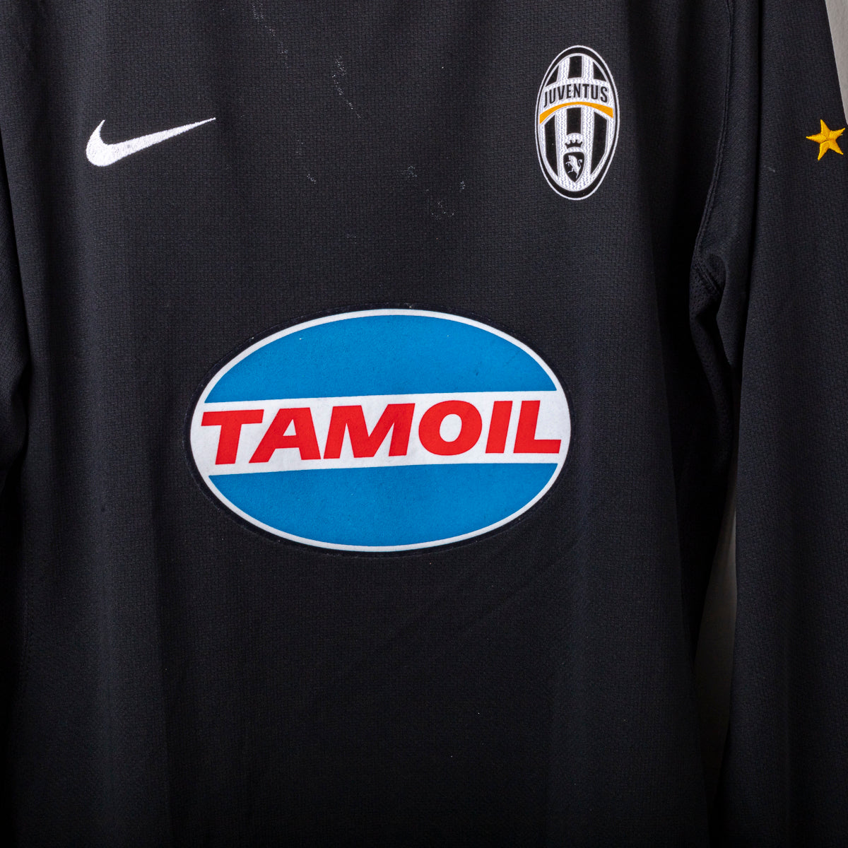 2006/2007 juventus nike zanetti 6 ls away jersey
