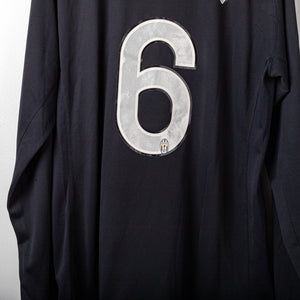 2006/2007 juventus nike zanetti 6 ls away jersey