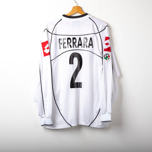 2002/2003 juventus lotto ferrara 2 ls away jersey