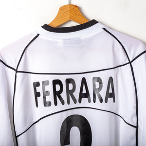 2002/2003 juventus lotto ferrara 2 ls away jersey