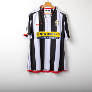 2007/2008 juventus nike zebina 5 home jersey